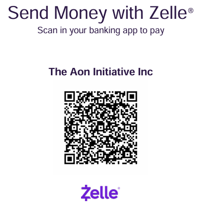 Zelle QR code for The Aon Initiative Inc